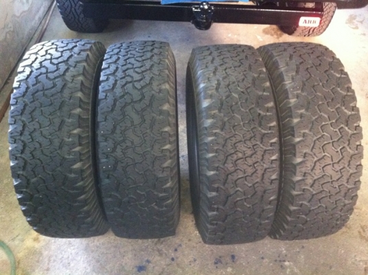 ยาง BF goodrich all terrain ขนาด 265-75R16