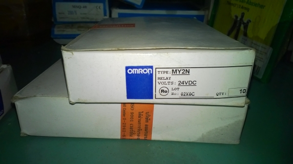 Omron Relay Type:MY2N 24VDC ของใหม่ครับ