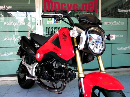 MSX  สีแดง รถเดือน มกราคม ปี57 ไมล์ 2 พันโล เครื่องเดิมๆ โปรโมชั่น แถม  3 รายการ 57900