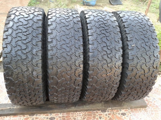 มาอีกแล้วครับ BF GOODRICH T/A 265/75/16 ปี 10 สภาพ 70\% 6500 บาท มาอีกแล้วครับ BF GOODRICH T/A 265/75/16 ปี 10 สภาพ 70\% 6500 บาท