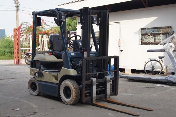 ขายรถยกไฟฟ้า Toyota 7FB15 แบบนั่งขับขนาด 1.5 ตัน มือสองนำเข้าจากญี่ปุ่น