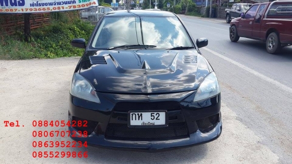 ขาย Mitsubishi New Lancer สีดำสวยมาก ชุดแต่งรอบคัน ราคา 195,000 บาท +++++