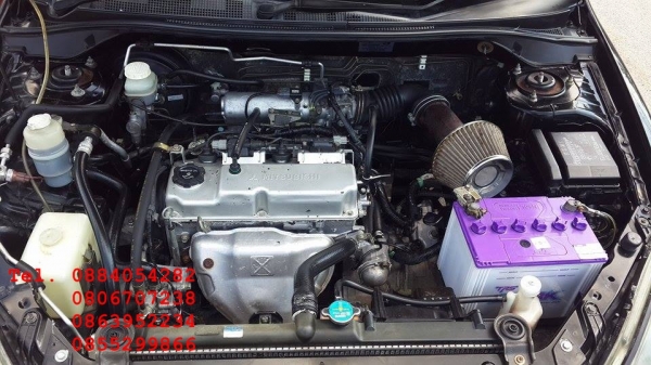 ขาย Mitsubishi New Lancer สีดำสวยมาก ชุดแต่งรอบคัน ราคา 195,000 บาท +++++