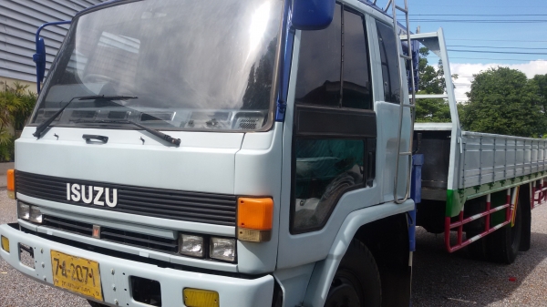 ขายรถบรรทุก 6 ล้อ ติดเครน 3 ตัน 3 ปอก ท้องแบน 195 สภาพพร้อมใช้งาน  K.อู๊ด 081-2995537