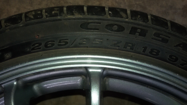 ขายล้อแมกซ์ADVAN RACINGขอบ18 สีเดิมสภาพเกือบใหม่