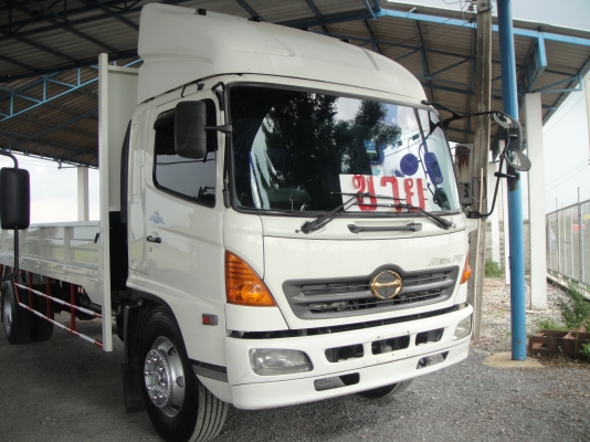 HINO FG1J เครื่องยนต์ 212 แรง กะบะเหล็กต่อใหม่ยาว 7.20 เมตร ยางใหม่ 6 เส้น กะทะแม็กยางเรเดียน ขอบ 22.5 รุ่นเพลาท้ายใหญ่ รถสวยมาก สภาพดี พร้อมใช้งาน