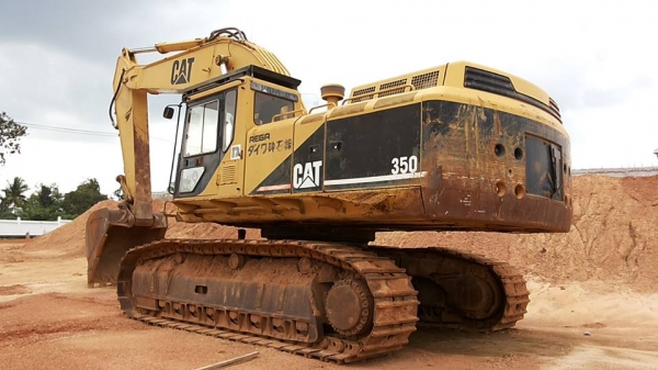 **2,400,000 บ.ต่อรอง**ขายแบ็คโฮ ตัวใหญ่ๆ สวยๆเก่านอก CAT350 ปี1995 S.No.*7RK00330* เครื่องเดิมปั้มเดิม ไฟฟ้าเต็ม เครื่องCAT3306DI-286HP 6สูบ 1x,xxx ชั่วโมง ช่วงล่าง80-90\% เครื่องดีแน่น ปั้มดีไม่เยิ้ม เอวแน่น บูมอาร์มสวย ทำงานเร็วไม่โหลด แทร็กหนา โซ่หนา โร