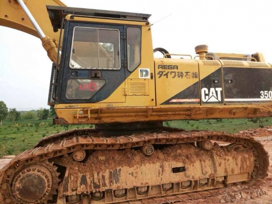 **2,400,000 บ.ต่อรอง**ขายแบ็คโฮ ตัวใหญ่ๆ สวยๆเก่านอก CAT350 ปี1995 S.No.*7RK00330* เครื่องเดิมปั้มเดิม ไฟฟ้าเต็ม เครื่องCAT3306DI-286HP 6สูบ 1x,xxx ชั่วโมง ช่วงล่าง80-90\% เครื่องดีแน่น ปั้มดีไม่เยิ้ม เอวแน่น บูมอาร์มสวย ทำงานเร็วไม่โหลด แทร็กหนา โซ่หนา โร