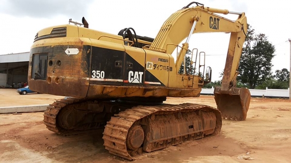**2,400,000 บ.ต่อรอง**ขายแบ็คโฮ ตัวใหญ่ๆ สวยๆเก่านอก CAT350 ปี1995 S.No.*7RK00330* เครื่องเดิมปั้มเดิม ไฟฟ้าเต็ม เครื่องCAT3306DI-286HP 6สูบ 1x,xxx ชั่วโมง ช่วงล่าง80-90\% เครื่องดีแน่น ปั้มดีไม่เยิ้ม เอวแน่น บูมอาร์มสวย ทำงานเร็วไม่โหลด แทร็กหนา โซ่หนา โร