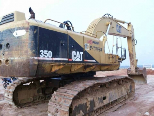 **2,400,000 บ.ต่อรอง**ขายแบ็คโฮ ตัวใหญ่ๆ สวยๆเก่านอก CAT350 ปี1995 S.No.*7RK00330* เครื่องเดิมปั้มเดิม ไฟฟ้าเต็ม เครื่องCAT3306DI-286HP 6สูบ 1x,xxx ชั่วโมง ช่วงล่าง80-90\% เครื่องดีแน่น ปั้มดีไม่เยิ้ม เอวแน่น บูมอาร์มสวย ทำงานเร็วไม่โหลด แทร็กหนา โซ่หนา โร