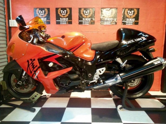T&amp;T BIKE RAMA2 ขายด่วนเพียง 169000 ฿ SUZUKI HAYABUSA สเปคเมกา ปี2000เอกสารinv+สพม ยาง พีเรลรี่ สลิกปี2013