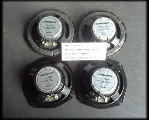 ชุดลำโพง Pioneer แกนร่วมสองทาง สวยๆ เสียงดี มือสองญี่ปุ่น