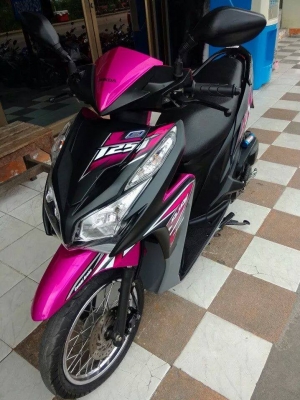 Honda Click 125 i ปี 2556 รุ่น Racing สีดำด้าน รุ่นใหม่ล่าสุด รถสวยวิ๊งสุดๆ