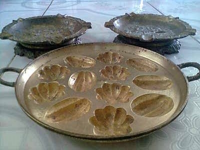 พิมพ์ขนมงานทองเหลืองเก่า