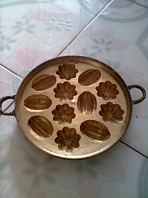 พิมพ์ขนมงานทองเหลืองเก่า