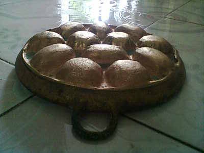 พิมพ์ขนมงานทองเหลืองเก่า