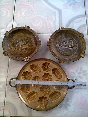 พิมพ์ขนมงานทองเหลืองเก่า