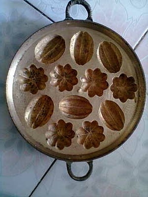 พิมพ์ขนมงานทองเหลืองเก่า