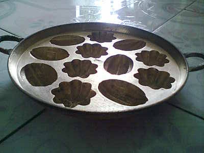 พิมพ์ขนมงานทองเหลืองเก่า