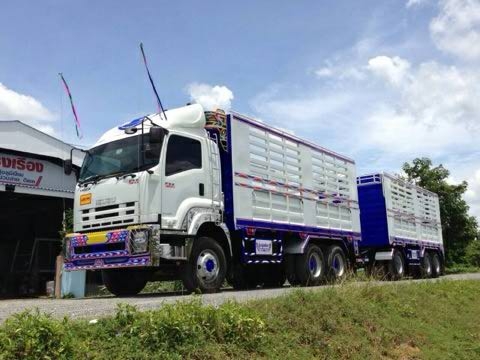 ขายดาวน์ รถบรรทุก 22 ล้อ พ่วงแม่-ลูกไม่ดั๊มพ์ ยี่ห้อ ISUZU DEGA FXZ 360 แรงม้า ปี 2558 *จะวางดาวน์ 580,000 บาท ก็ได้*