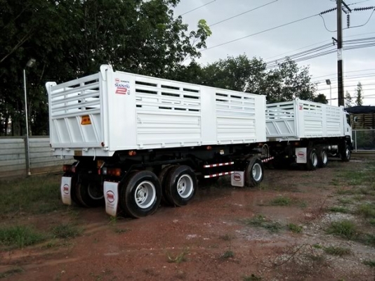 ขายดาวน์ รถบรรทุก 22 ล้อ พ่วงแม่-ลูกดั๊มพ์ ยี่ห้อ ISUZU DEGA FXZ 360 แรงม้า ปี 2558 *จะวางดาวน์ 580,000 บาท ก็ได้*