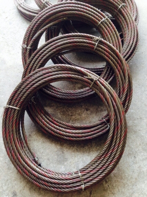 จำหน่าย ลวดสลิง เครน เฮี้ยบ ปั่นจั่น ก่อสร้าง และอื่น ลวดสลิงเกรดA ขนาด8-32mm ลวดเกรียว 6x19 6x37 เกรียวมีเซอร์ 6x29 6x36 คุณภาพดีเยี่ยม ราคาส่ง สอบถามโทร 080-6135462