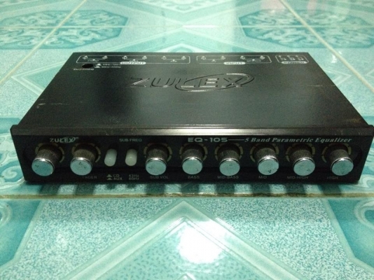 ปรีแอมป์ ZULEX 5 แบน มือสองสภาพสวยเดิมๆใช้งานปกติ เสียงดี ขาย 700 บาท