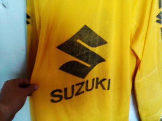 ขายเสื้อแข่ง enduro suzuki 2522 เก่าเก็บ