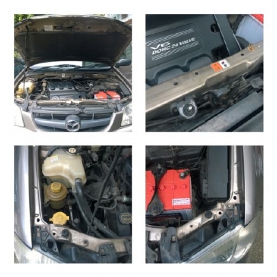 Mazda Tribute V6 3.0 Auto 4WD Top ปี2003 ABS Airbag LPGหัวฉีดถังโดนัท Sun-roof แม็กขอบ16 วิ่ง 16x,xxxกิโล หน้า-หลังเดิมๆสวย ไม่มีชนหนัก