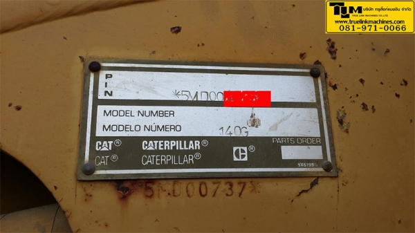 CAT 140 G   (S/N5MD00-XX) นำเข้า  USA