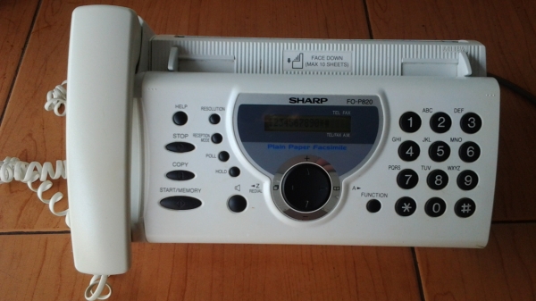 ขาย เครื่องโทรสาร SHARP  FO-P820