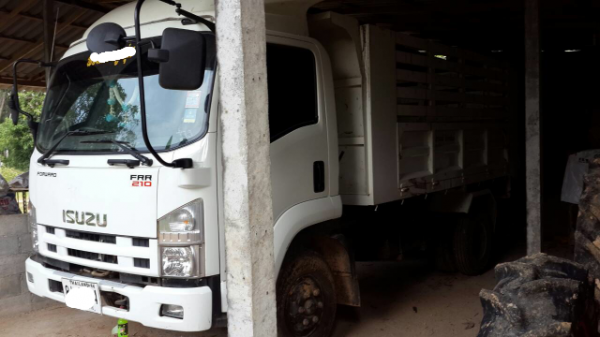 ขายรถบรรทุก 6 ล้อดัมพ์ ISUZU FRR 210 แรงม้าปี 2556 ไมล์ 10000 กม. ราคา 1150000