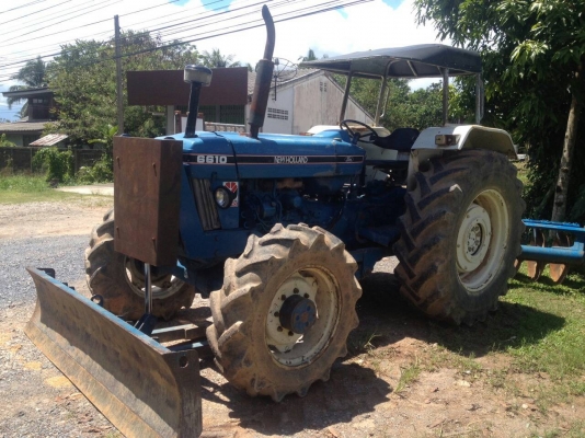 ขายรถไถ FORD 6610 2 เพลา ใบมีดดันหน้า 3 จาน 7 จาน เอกสารอินวอย ราคา 480000