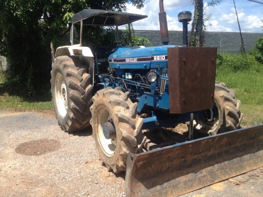 ขายรถไถ FORD 6610 2 เพลา ใบมีดดันหน้า 3 จาน 7 จาน เอกสารอินวอย ราคา 480000