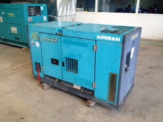 เครื่องปั่นไฟ Airman SDG25S #1233A50855 จากญี่ปุ่น สนใจโทร. 080-6565422 (หนิง)