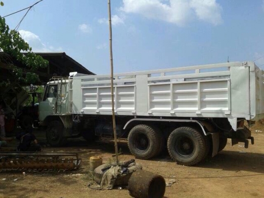 ขายรถบรรทุกสิบล้อดัมพ์ Hino F17 เครื่อง HO7C-185 แรง สโลด์เดิม เบรคลมดัน แชสซีสวย ยางดี ทะเบียนพร้อม