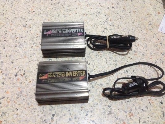 ตัวแปลงไฟ12vเป็น100vของเก่าญี่ปุ่นสภาพดีตัวละ