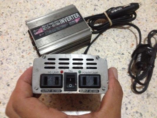 ตัวแปลงไฟ12vเป็น100vของเก่าญี่ปุ่นสภาพดีตัวละ