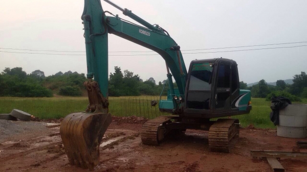 ขายรถแบ็คโฮ Kobelco SK100 mark 3 ไฟฟ้า เครื่องเดิม ปั๊มเดิม เอกสารเล่มทะเบียน