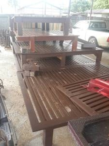 เตียงไม้สัก 6  ฟุต