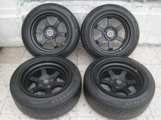 ขายล้อแม็กมือ2 te37v 15"พร้อมยางปี12 สนใจติดต่อเล็กคลองสามครับ 081-3747940