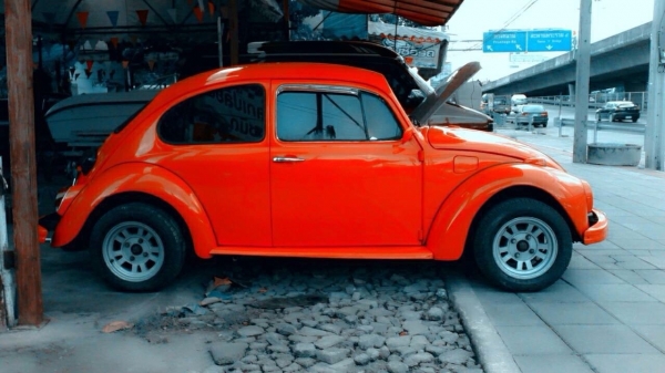 ขายโฟลคเต่า สีส้ม สวยมากใช้งานใด้จริง