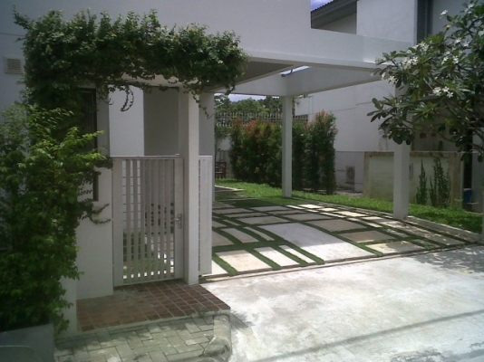 บ้านเดี่ยว หมู่บ้านโนเบิ้ลจีโอ เนื้อที่ 50 ตรว. มีสระว่ายน้ำ ตกแต่งสวย