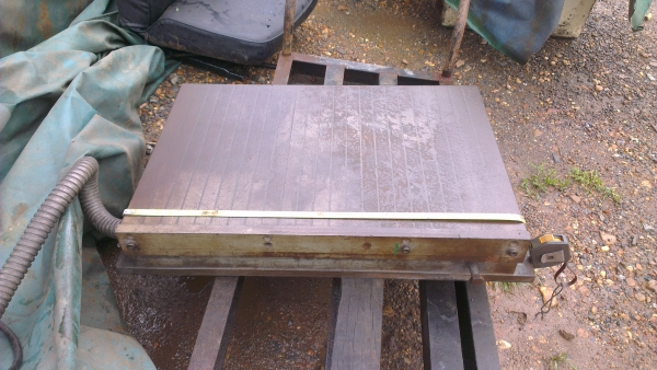 Sell> ขายแม่เหล็กไฟฟ้า ขนาดโต๊ะ 600x400 mm ถอดออกมาจากเครื่อง ของใช้งานได้เลยครับ Sell> ขายแม่เหล็กไฟฟ้า ขนาดโต๊ะ 600x400 mm ถอดออกมาจากเครื่อง ของใช้งานได้เลยครับ