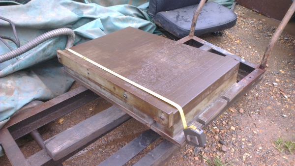 Sell> ขายแม่เหล็กไฟฟ้า ขนาดโต๊ะ 600x400 mm ถอดออกมาจากเครื่อง ของใช้งานได้เลยครับ