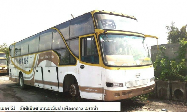 ขายรถบัส 23 คัน ใช้งานได้เลย 7 คัน 16 คันต้องซ่อม ยาว 12 เมตร 44 ที่นั่ง คันละ 265000 รวม 6095000 ขายรถบัส 23 คัน ใช้งานได้เลย 7 คัน 16 คันต้องซ่อม ยาว 12 เมตร 44 ที่นั่ง คันละ 265000 รวม 6095000