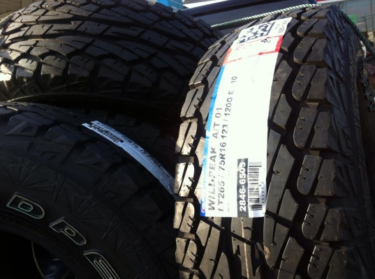 ยางAll-Terrain Falken Wildpeak A/T265 75 r16 ชุดละ13000 ยางAll-Terrain Falken Wildpeak A/T265 75 r16 ชุดละ13000