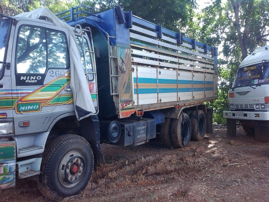 hino2k260พ่วงดั้มแม่ลูก