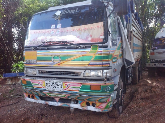 hino2k260พ่วงดั้มแม่ลูก