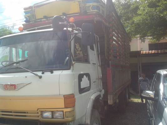 ขาย10ล้อHINOเพลาเดียวกะบะไม้